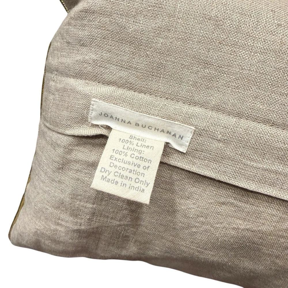 Joanna Buchanan Embellished Moon Graphic Linen Pillow